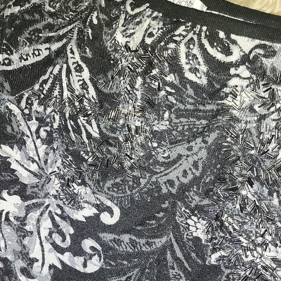 Cache Monochrome Patterned Top - Picture 6 of 6